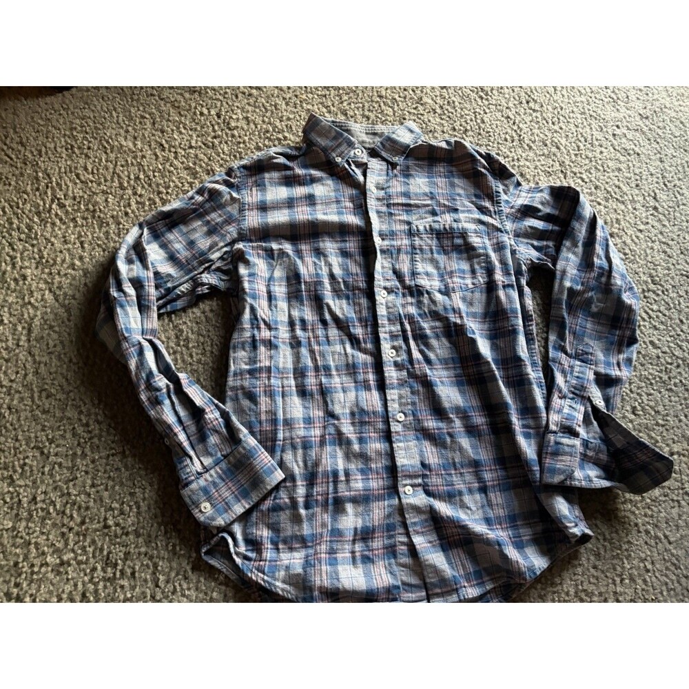 Banana Republic Button Down Up Flannel Shirt Men’s MED